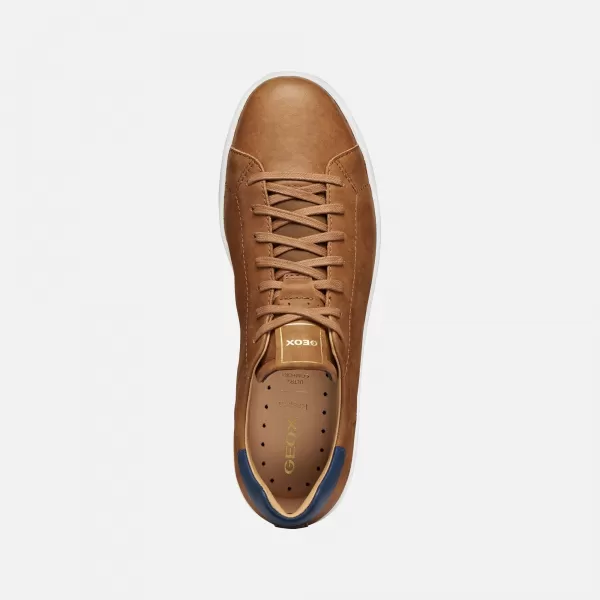  Herren-Sneaker GEOX SPHERICA ECUB-1 G014537 HELLBRAUN 