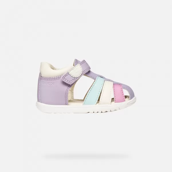  Erste Schritte für Mädchen GEOX SANDAL MACCHIA B254WB08502C8888 LILA 