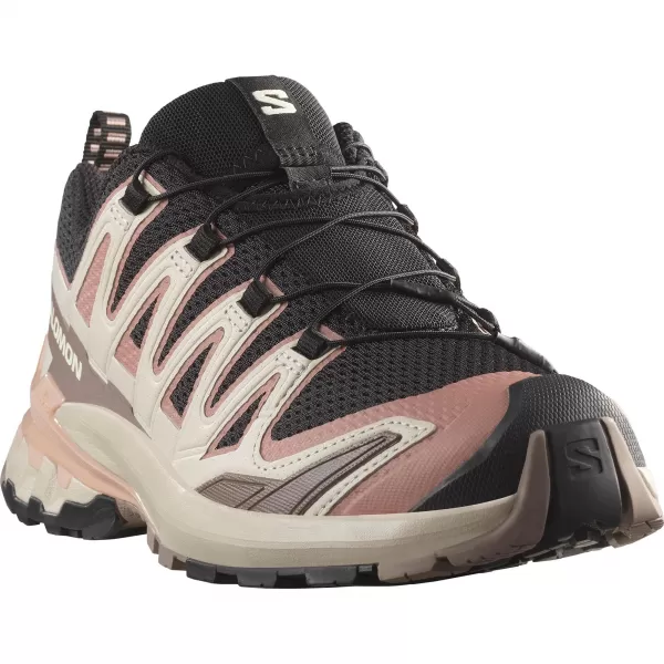  Damenschuhe SALOMON XA PRO 3D V9 W L47882800 SCHWARZ/WURZELHOLZ/MAHAGONI-ROSÉ 