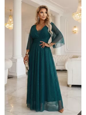 Kleid NUMOCO 654-1 FLASCHENGRÜN