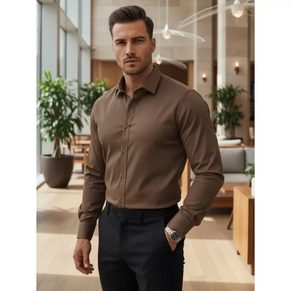 Herrenhemd DSTREET DX2680 BRAUN 