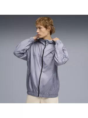 Windjacke für Herren PUMA ESS RELAXED WINDBREAKER 684626_65 GRAUER HIMMEL