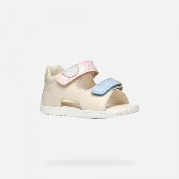  Sandalen für Mädchen GEOX SANDAL MACCHIA B254WA08502C1M2M BEIGE 