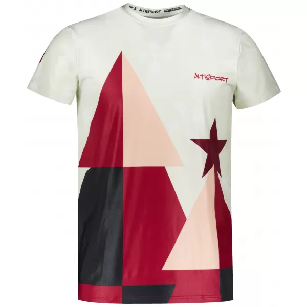  Herren-Weihnachtsshirt Premium ALTISPORT VOJ/ALMVN11TR06 CREMIG 