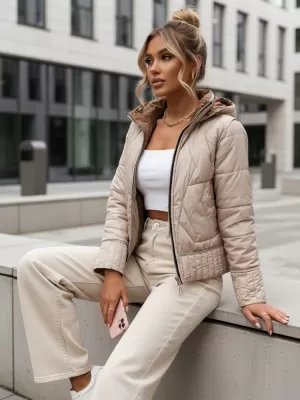 Damenjacke DSTREET TY4206 BRAUN