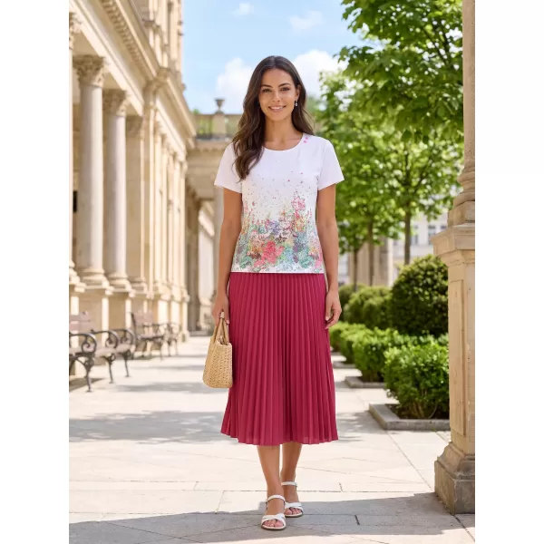  Damen-T-Shirt ALTISPORT HELINA WEIß 