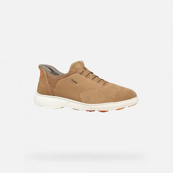  Herren-Sneaker GEOX NEBULA 2.0 PLUS FAST IN G014417 BRAUN 