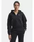 Damen-Sweatshirt UNDER ARMOUR RIVAL FLC PIPED HZ HOODIE 6003707-005 SCHWARZ