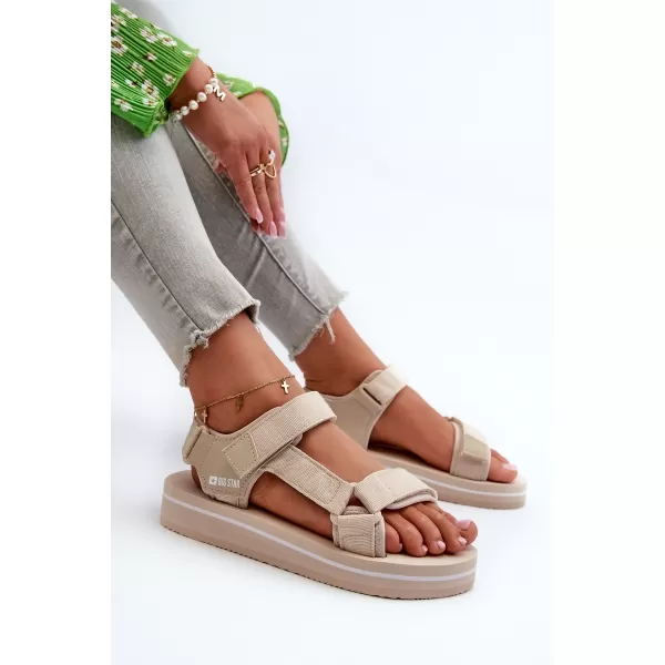  Damenschuhe BIG STAR NN274A535 BEIGE Big Star Shoes 