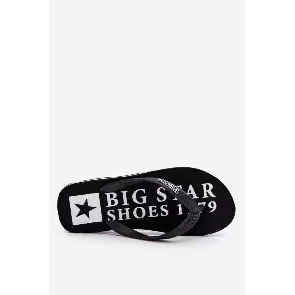  Herren-Flip-Flops BIG STAR LL174444 SCHWARZ Big Star Shoes 