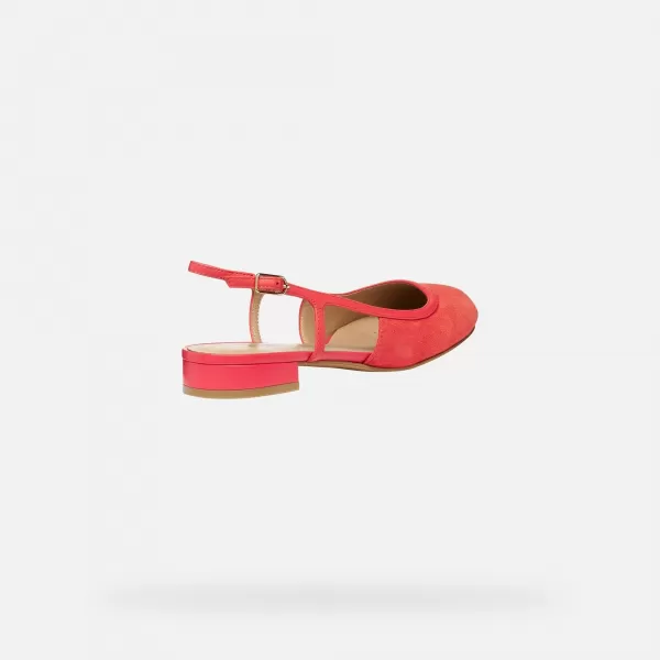  Ballerinas für Damen GEOX VIRNILISA B G012911 ROT 