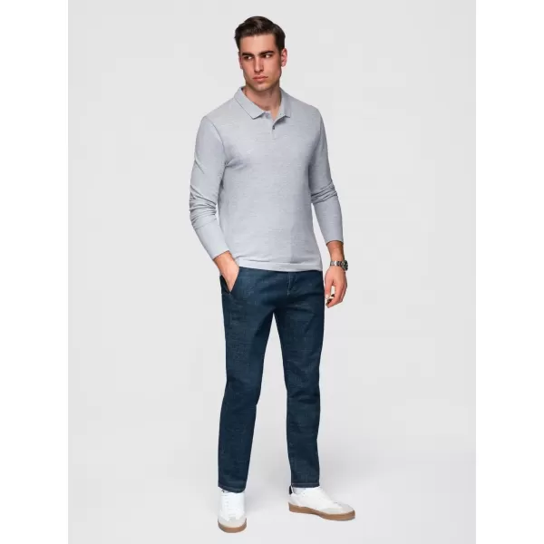  Herren-T-Shirt OMBRE OM-POBL-0162 GRAUE MELANGE 