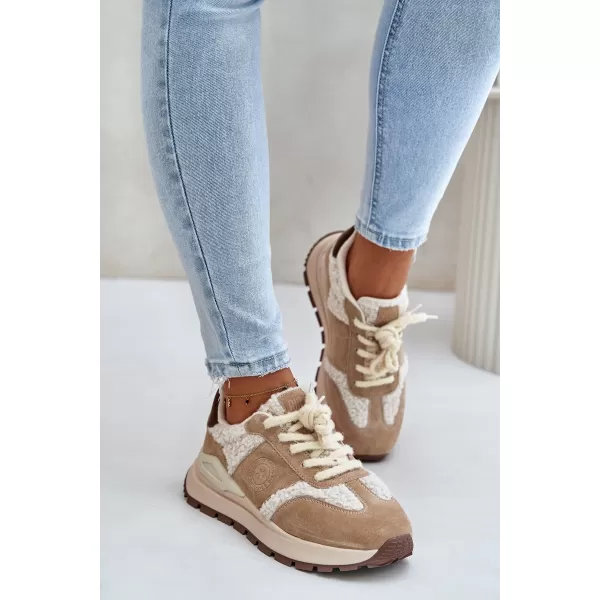  Damenschuhe BIG STAR OO274A317 BEIGE Big Star Shoes 