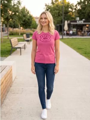 Damen-T-Shirt SAM 73 PROKREPU 007 ROSA