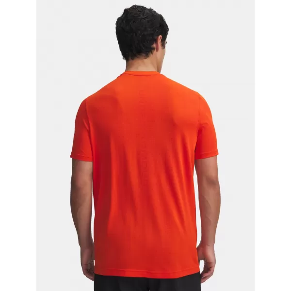  Herren-T-Shirt UNDER ARMOUR VANISH SEAMLESS NOVELTY SS 1388129-844 ORANGE 
