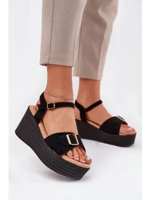 Damensandalen BOTO LINIELLA 37365 SCHWARZ