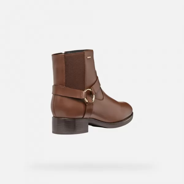  Damen-Stiefeletten GEOX FELICITY ABX G004337 BRAUN 