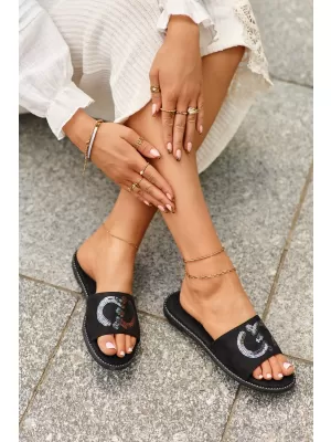 Damen-Flip-Flops S.BARSKI KV27-052 SCHWARZ