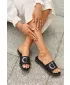 Damen-Flip-Flops S.BARSKI KV27-052 SCHWARZ