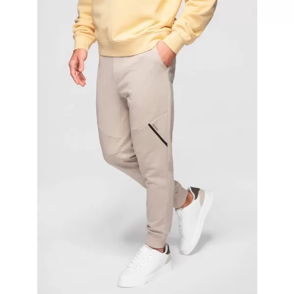  Herren-Jogginghose OMBRE OM-PASK-0280 BEIGE 
