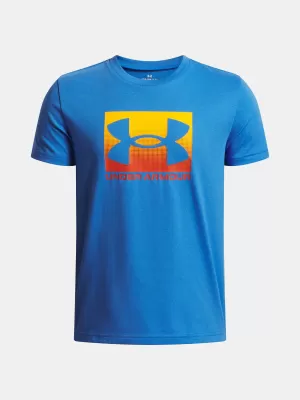 T-Shirt für Jungen UNDER ARMOUR UA B BOXED SPORTS UPDATE SS 1388672-402 BLAU
