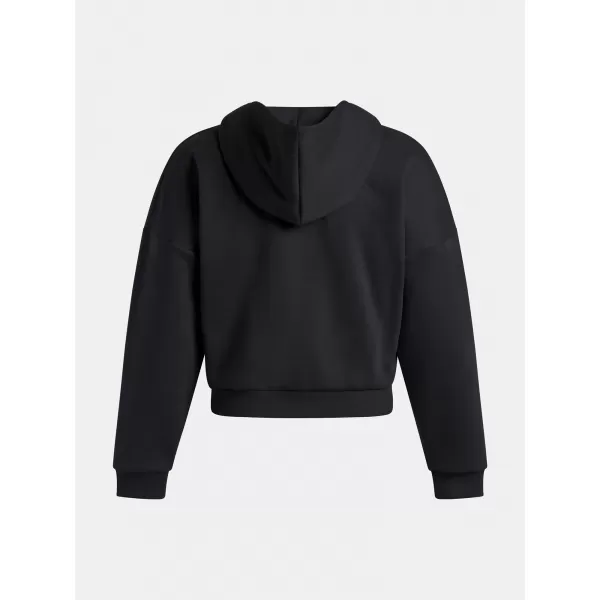  Damen-Sweatshirt UNDER ARMOUR RIVAL FLC PIPED HZ HOODIE 6003707-005 SCHWARZ 