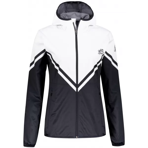  Premium-Softshelljacke für Damen ALTISPORT VOJ/ALW101JACK01 SCHWARZ UND WEIß 