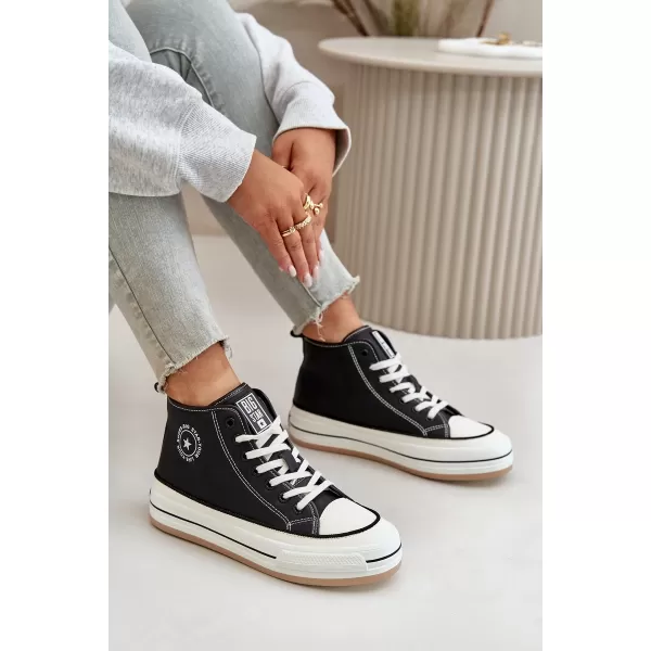  Damen-Sneaker BIG STAR OO274062 SCHWARZ Big Star Shoes 
