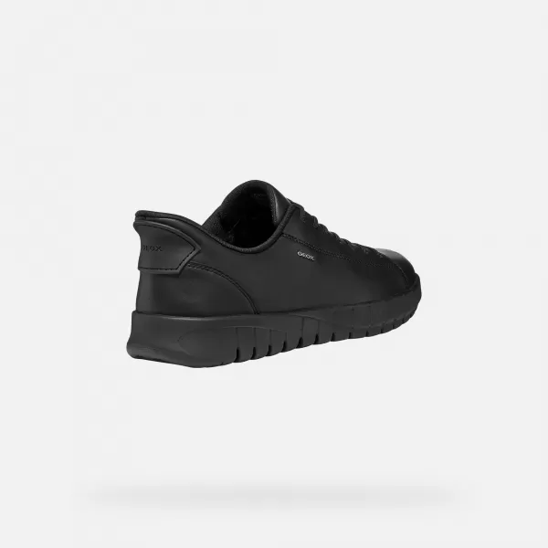  Herren-Sneaker GEOX FLEXTRIDE PLUS G014652 SCHWARZ 