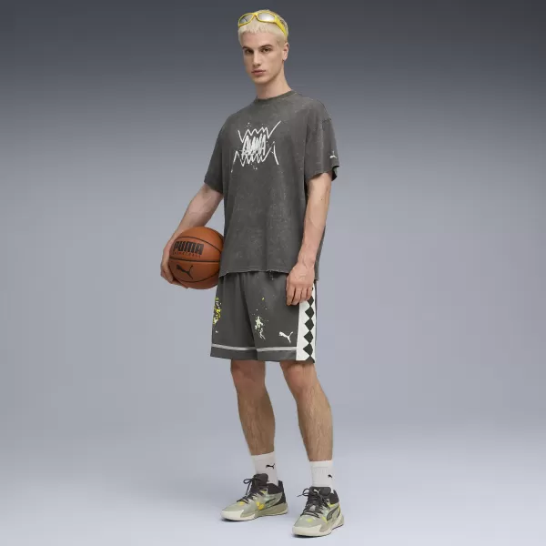  Herrenshorts PUMA PITP ALL JAWS 6.5" SHORT 632918-01 DÜSTERES GRAU 