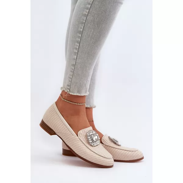  Damenmokassins D&A MR38-676 BEIGE 