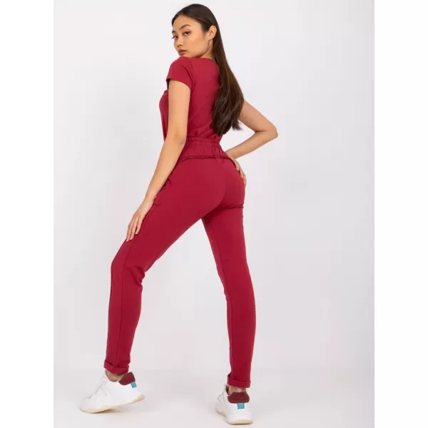  Damen-Jogginghose BASIC FEEL GOOD RV-DR-3589.06X BURGUND 