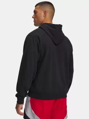 Herren-Sweatshirt UNDER ARMOUR RIVAL LW HOODIE 6012335-001 SCHWARZ