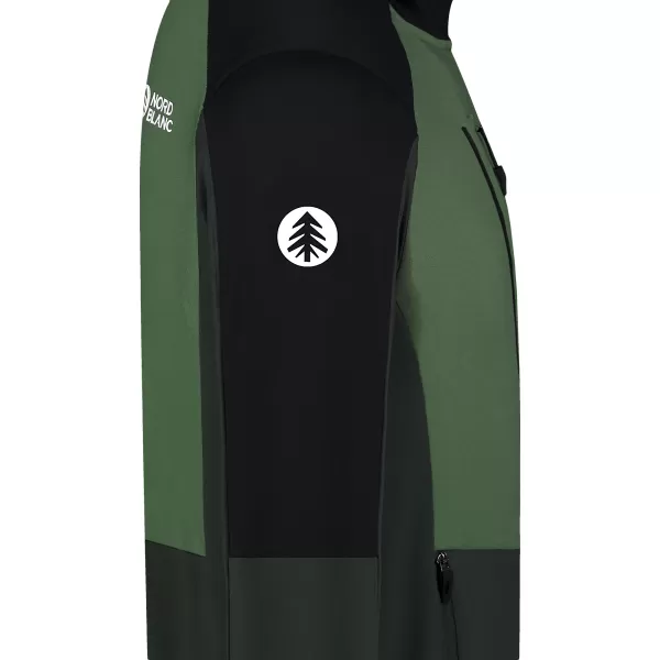  Powerfleece-Sweatshirt für Herren NORDBLANC GROAN NBWFM8282 DUNKELGRÜN 