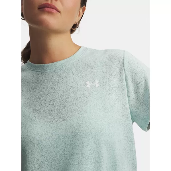  Damen-T-Shirt UNDER ARMOUR TECH PIXELATE SSC 6012302-703 GRÜN 