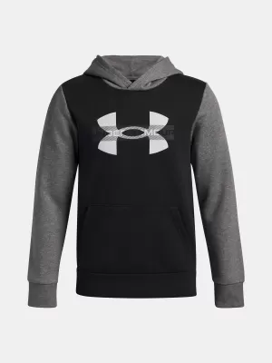 Jungen-Sweatshirt UNDER ARMOUR UA RIVAL FLC CBLCK GRPHC HD 6004994-001 SCHWARZ