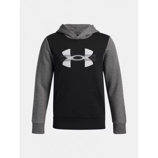  Jungen-Sweatshirt UNDER ARMOUR UA RIVAL FLC CBLCK GRPHC HD 6004994-001 SCHWARZ 