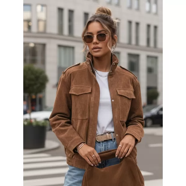  Damenjacke DSTREET TY5644 BRAUN 