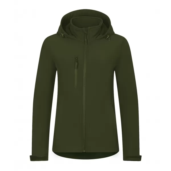  Softshelljacke für Damen ALTISPORT NoPrint NP/ALW945 MILITÄR 