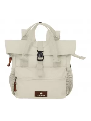 Rucksack TRAVELITE BASICS SHORT HANDLE MINI CREMEFARBEN