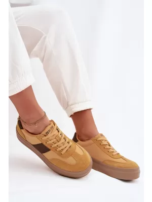 Damen-Sneaker BIG STAR TT274166 GELB Big Star Shoes