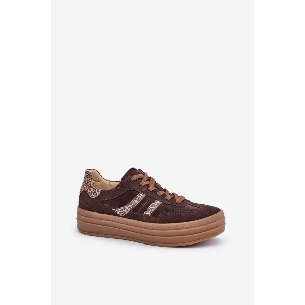  Damenschuhe ZAZOO N1176 BRAUN/BEIGE 
