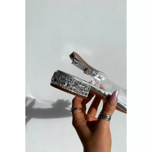  Damensandalen D&A MR52-229 SILBER 