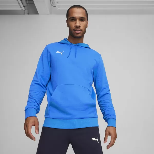  Herren-Sweatshirt PUMA TEAMGOAL CASUALS HOODY 658618_02 IGNITE BLUE/ IGNITE BLAU/PUMA WEIß 