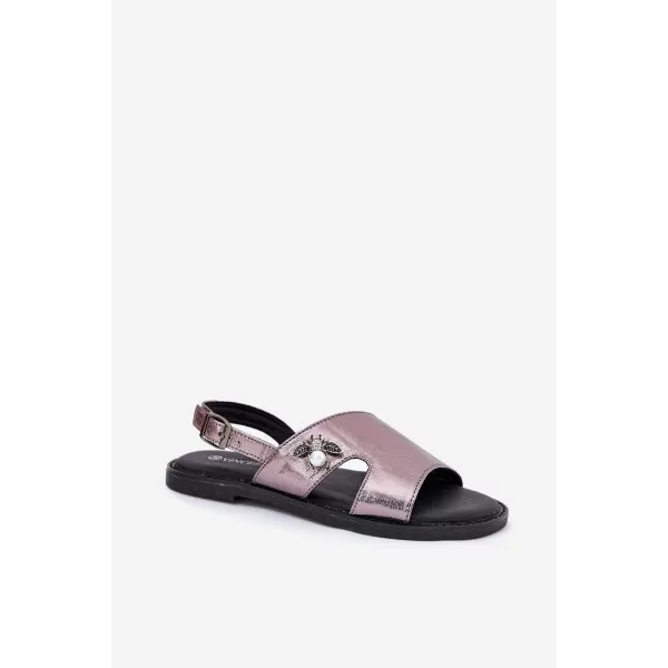  Damensandalen VINCEZA 17378 SILBER 