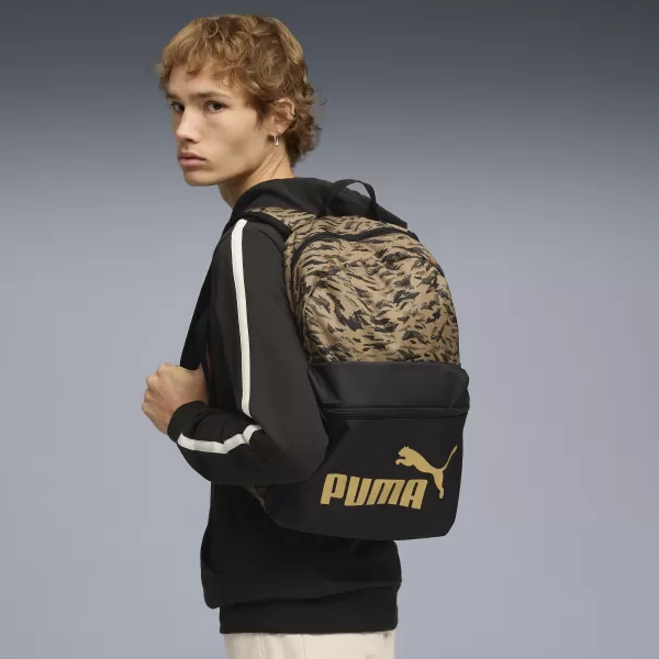  Rucksack PUMA PHASE AOP BACKPACK 091169_07 LEOPARD/GOLD LEOPARD/GOLD PUMA NR.1 