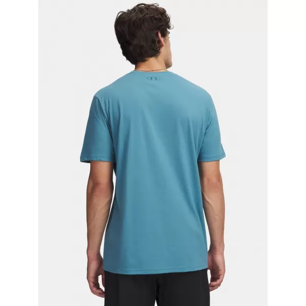  Herren-T-Shirt UNDER ARMOUR UA M WM LOCKER TAG SS 6012778-466 BLAU 