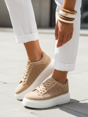 Damenschuhe DSTREET ZY1373 KHAKI