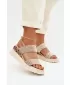 Damensandalen D&A CR61-3067 BEIGE