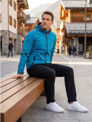 Premium-Softshelljacke für Herren ALTISPORT VOJ/ALM034JACK01 SMARAGD